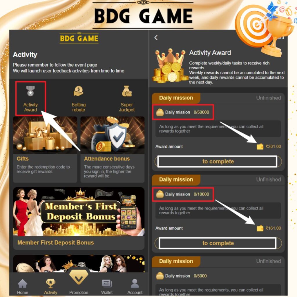 bdg game login
